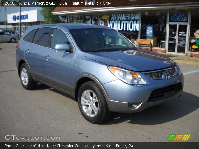 2008 Hyundai Veracruz GLS in Blue Titanium Metallic