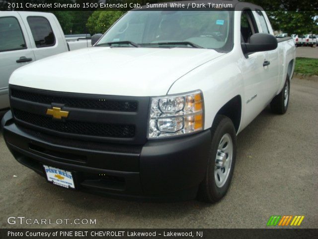 2011 Chevrolet Silverado 1500 Extended Cab in Summit White