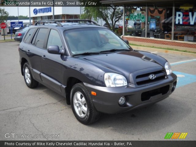 2006 Hyundai Santa Fe GLS 4WD in Steel Blue