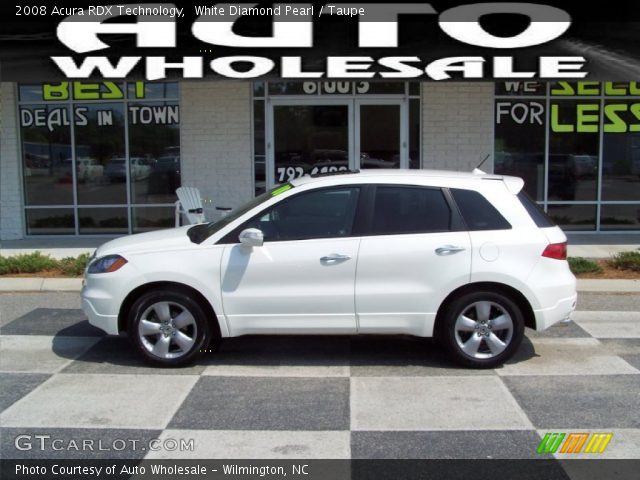 2008 Acura RDX Technology in White Diamond Pearl