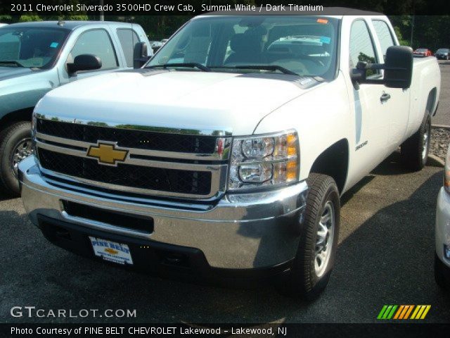 2011 Chevrolet Silverado 3500HD Crew Cab in Summit White