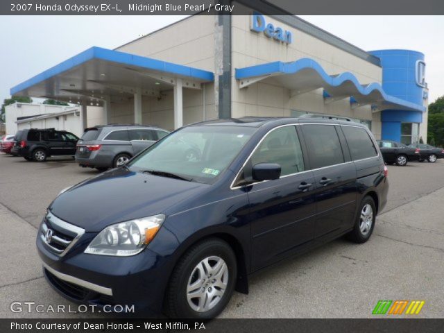 2007 Honda Odyssey EX-L in Midnight Blue Pearl