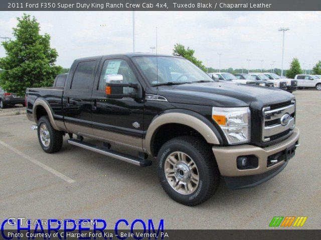 2011 Ford F350 Super Duty King Ranch Crew Cab 4x4 in Tuxedo Black
