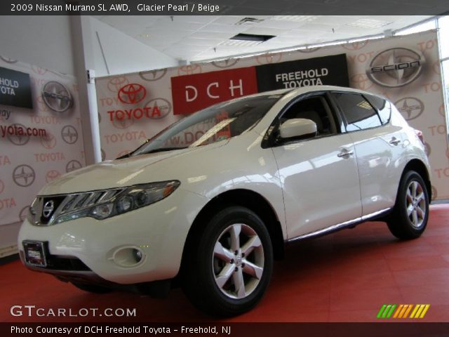 2009 Nissan Murano SL AWD in Glacier Pearl