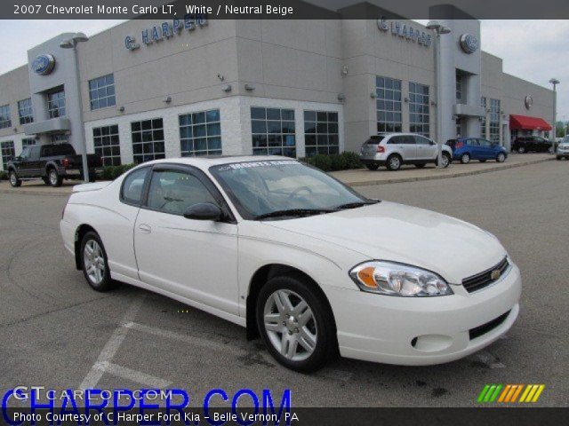 2007 Chevrolet Monte Carlo LT in White