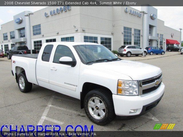 2008 Chevrolet Silverado 1500 Z71 Extended Cab 4x4 in Summit White