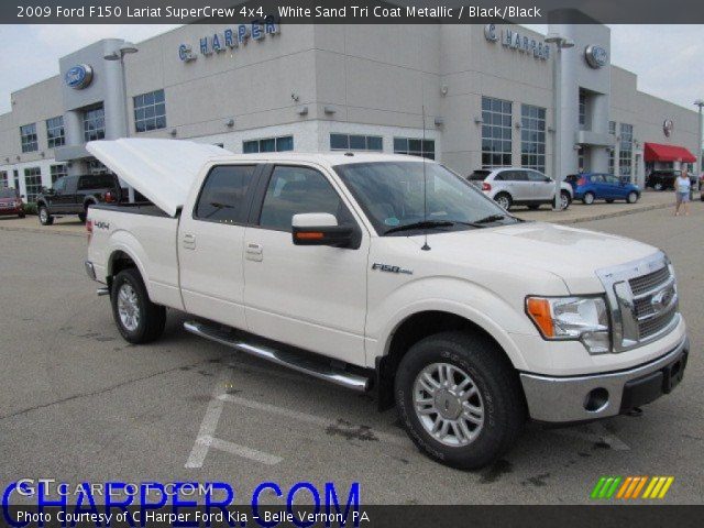 2009 Ford F150 Lariat SuperCrew 4x4 in White Sand Tri Coat Metallic