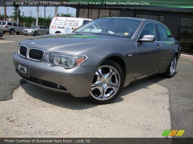 2005 BMW 7 Series 745i Sedan in Titanium Grey Metallic