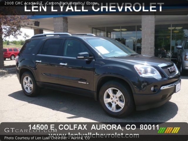 2008 GMC Acadia SLT in Carbon Black Metallic