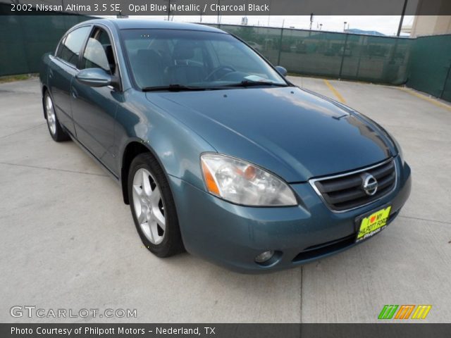 2002 Nissan Altima 3.5 SE in Opal Blue Metallic