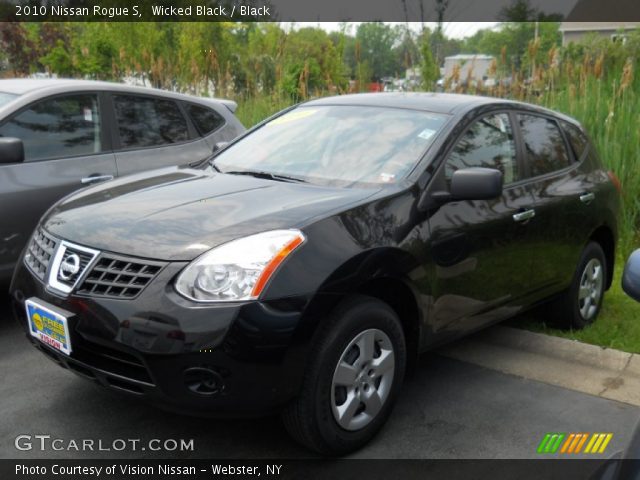 2010 Nissan Rogue S in Wicked Black