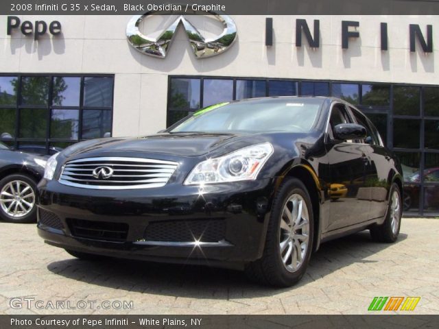 2008 Infiniti G 35 x Sedan in Black Obsidian