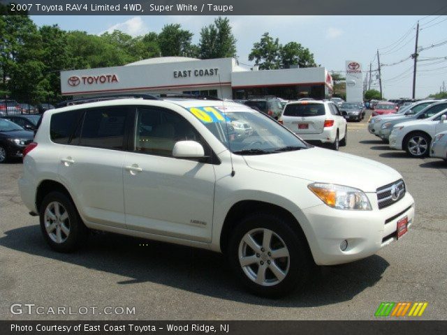 2007 Toyota RAV4 Limited 4WD in Super White