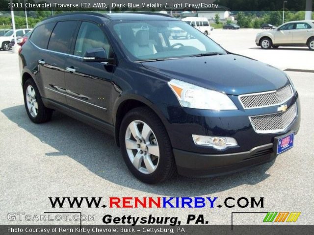 2011 Chevrolet Traverse LTZ AWD in Dark Blue Metallic