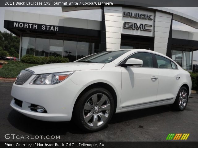 2011 Buick LaCrosse CXS in Summit White