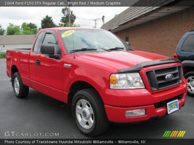 2004 Ford F150 STX Regular Cab in Bright Red