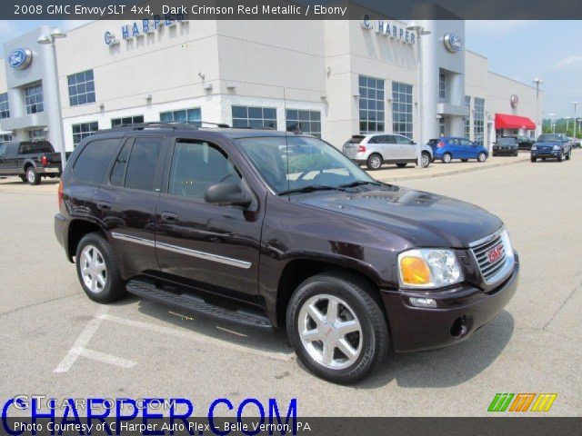 2008 GMC Envoy SLT 4x4 in Dark Crimson Red Metallic