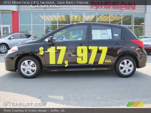 2011 Nissan Versa 1.8 SL Hatchback in Super Black