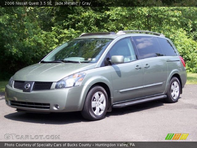2006 Nissan Quest 3.5 SE in Jade Metallic