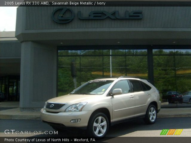 2005 Lexus RX 330 AWD in Savannah Beige Metallic