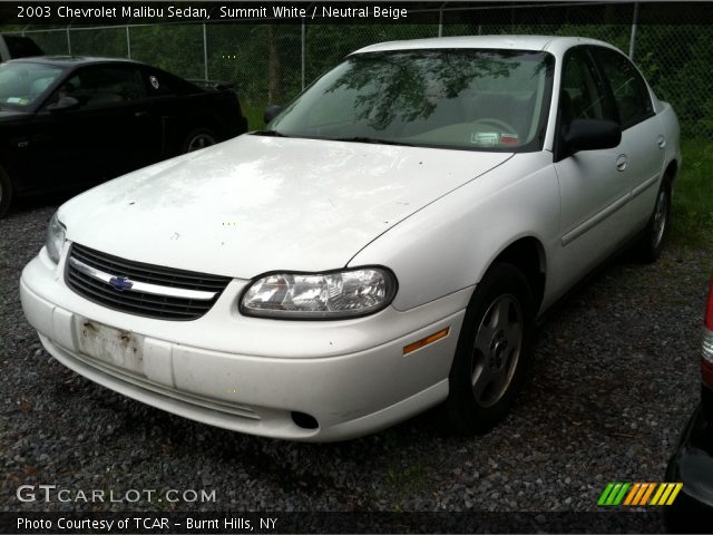 2003 Chevrolet Malibu Sedan in Summit White