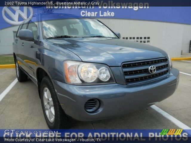 2002 Toyota Highlander V6 in Bluestone Metallic