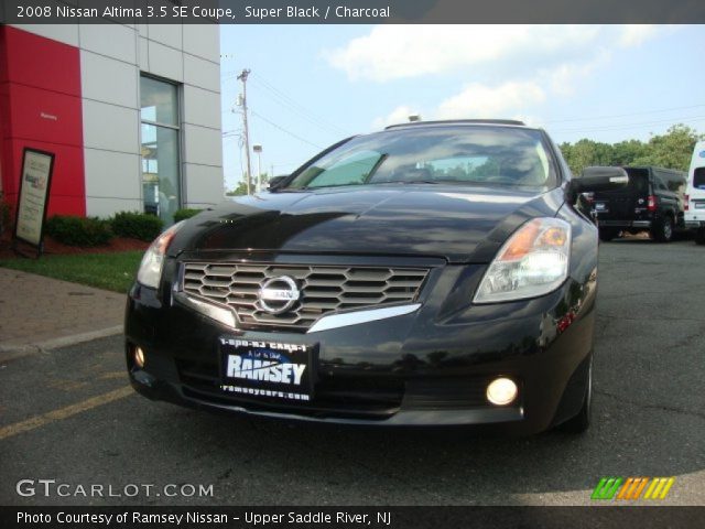 2008 Nissan Altima 3.5 SE Coupe in Super Black