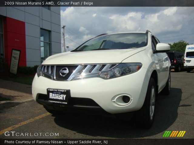 2009 Nissan Murano S AWD in Glacier Pearl