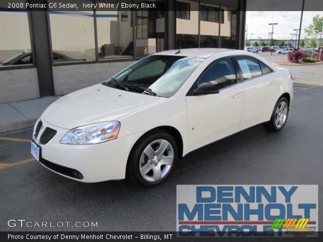 2008 Pontiac G6 Sedan in Ivory White