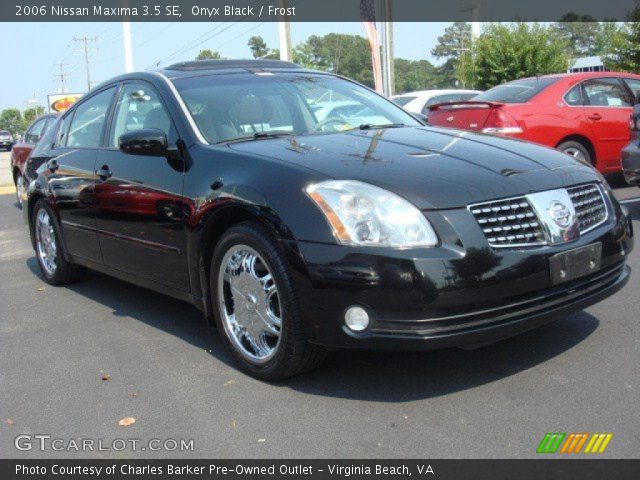 2006 Nissan Maxima 3.5 SE in Onyx Black