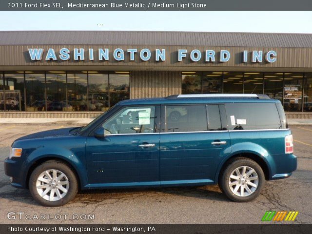 2011 Ford Flex SEL in Mediterranean Blue Metallic
