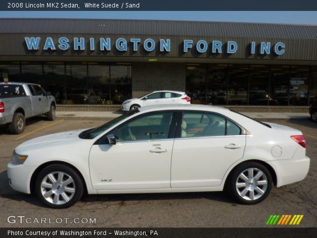 2008 Lincoln MKZ Sedan in White Suede