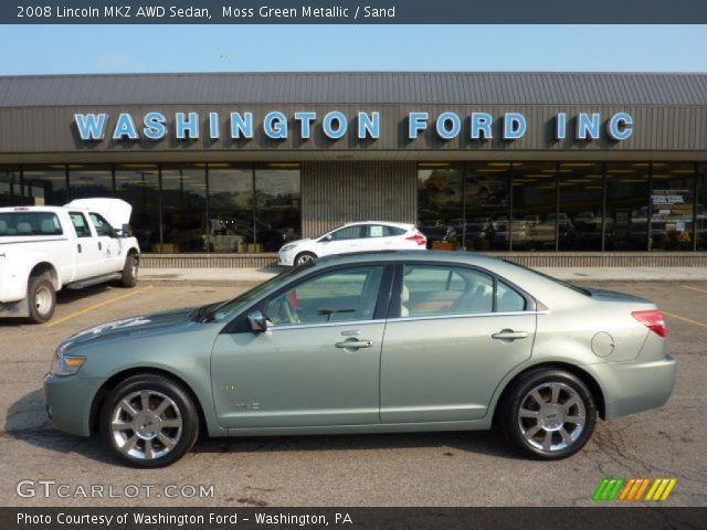 2008 Lincoln MKZ AWD Sedan in Moss Green Metallic