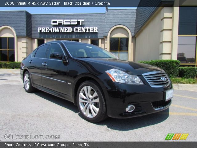 2008 Infiniti M 45x AWD Sedan in Black Obsidian