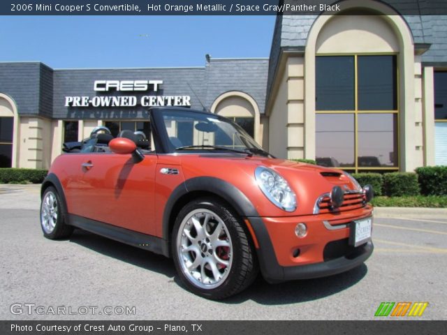 2006 Mini Cooper S Convertible in Hot Orange Metallic