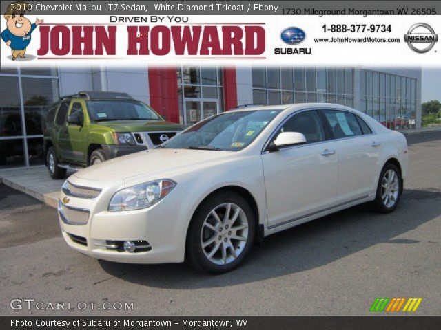 2010 Chevrolet Malibu LTZ Sedan in White Diamond Tricoat