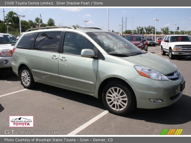 2008 Toyota Sienna Limited in Silver Shadow Pearl