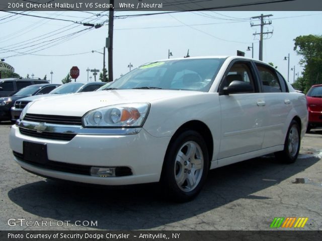 2004 Chevrolet Malibu LT V6 Sedan in White