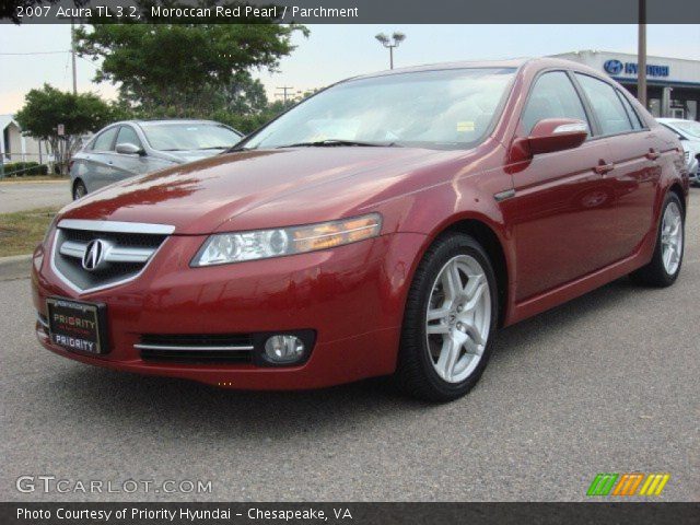 2007 Acura TL 3.2 in Moroccan Red Pearl
