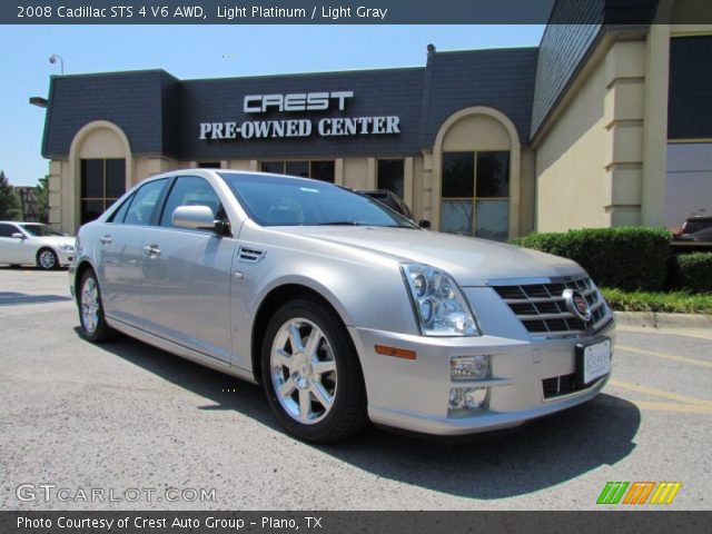 2008 Cadillac STS 4 V6 AWD in Light Platinum