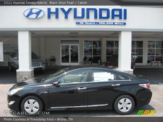 2011 Hyundai Sonata Hybrid in Black Onyx Pearl