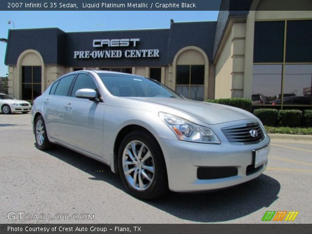 2007 Infiniti G 35 Sedan in Liquid Platinum Metallic