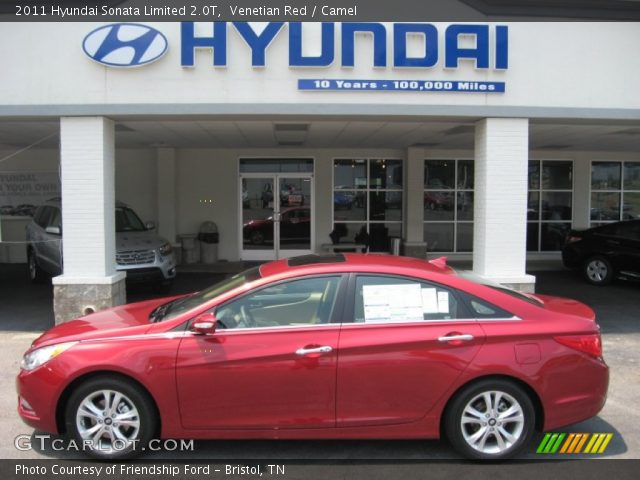 2011 Hyundai Sonata Limited 2.0T in Venetian Red