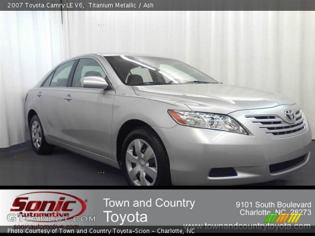 2007 Toyota Camry LE V6 in Titanium Metallic
