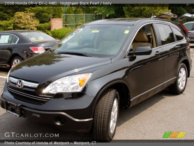 2008 Honda CR-V EX-L 4WD in Nighthawk Black Pearl