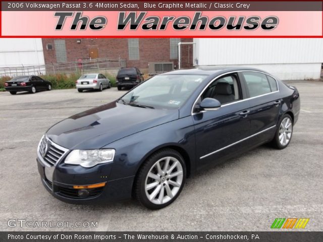 2006 Volkswagen Passat 3.6 4Motion Sedan in Blue Graphite Metallic