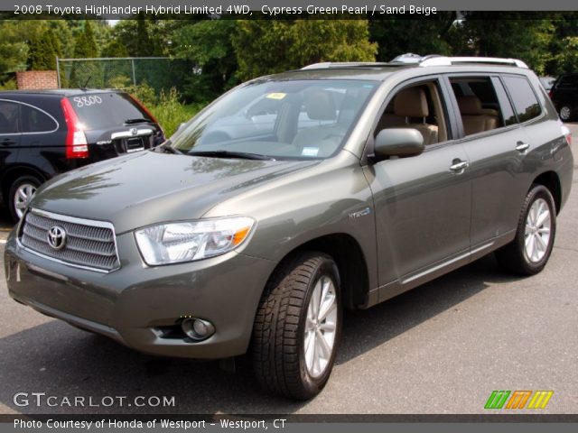 2008 Toyota Highlander Hybrid Limited 4WD in Cypress Green Pearl