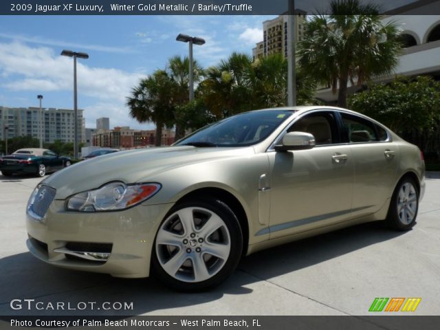 2009 Jaguar XF Luxury in Winter Gold Metallic