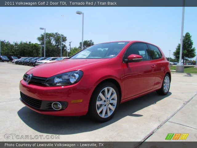 2011 Volkswagen Golf 2 Door TDI in Tornado Red