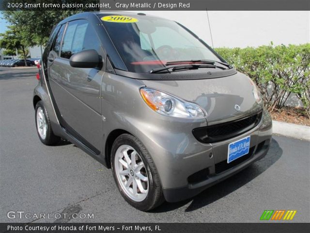2009 Smart fortwo passion cabriolet in Gray Metallic